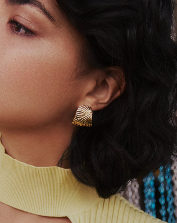 Missoma Ripple Oversized Stud Earrings | As Seen On Love Island