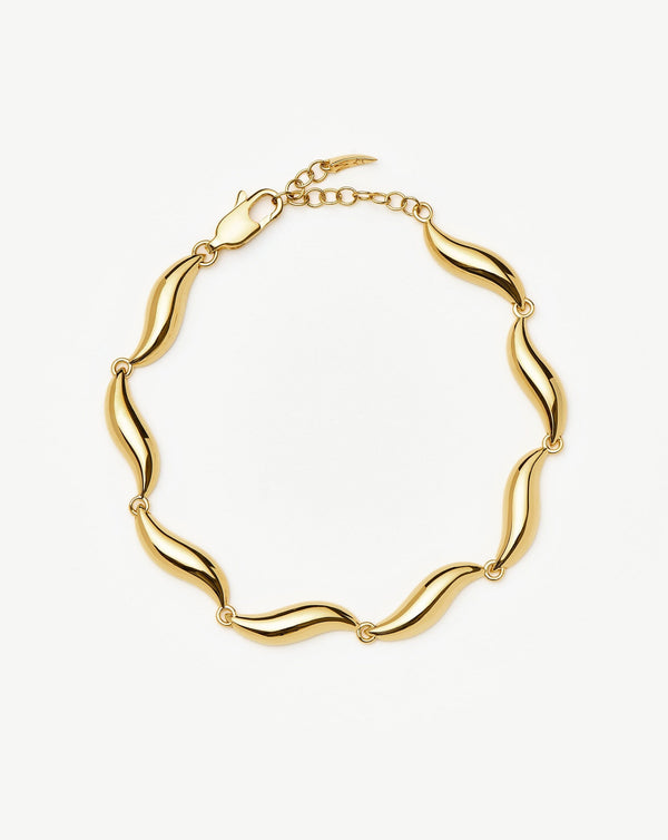 missoma Savi Signature Link Chain Bracelet | 18ct Gold Plated