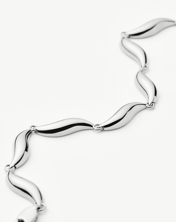 Missoma Savi Signature Link Chain Bracelet | Silver Plated