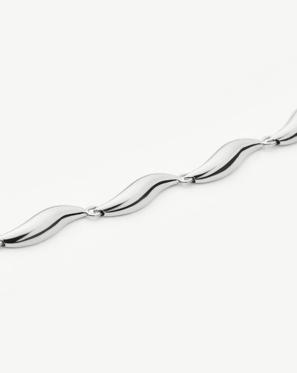 Missoma Savi Signature Link Chain Necklace | Silver Plated