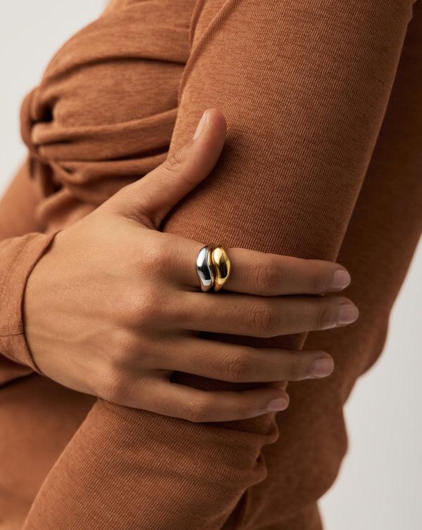 Missoma Savi Signature Stacking Ring Set | Mixed Metal