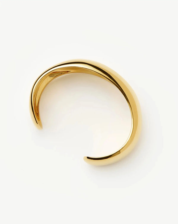 Missoma Sculptural Molten Cuff Bracelet | 18ct Gold Plated