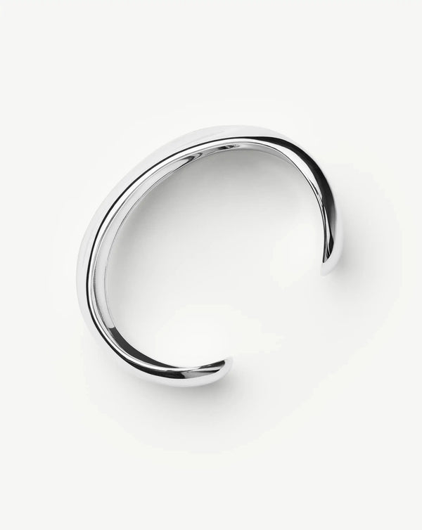 Missoma Sculptural Molten Cuff Bracelet | Silver Plated