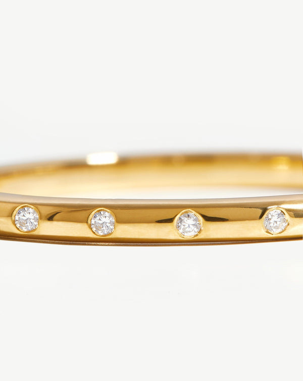 Missoma Solar Studded Ring | 18ct Gold Vermeil/Cubic Zirconia