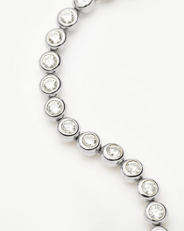 Missoma Tennis Round Bracelet | Sterling Silver Cubic Zirconia