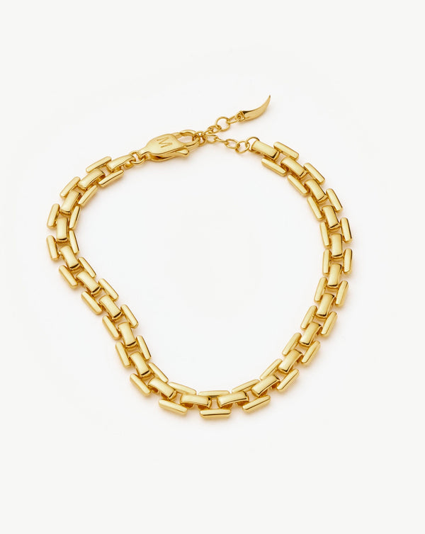 missoma Timepiece Link Chain Bracelet | 18ct Gold Plated