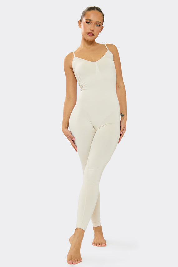 missyempire Adele Stone Seamless Strappy All In One Jumpsuit