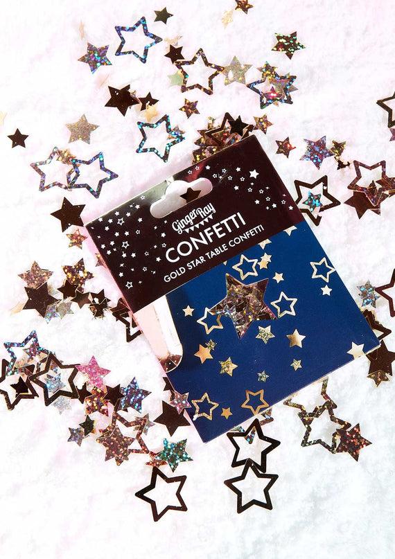 missyempire Ginger Ray Christmas Gold Table Confetti