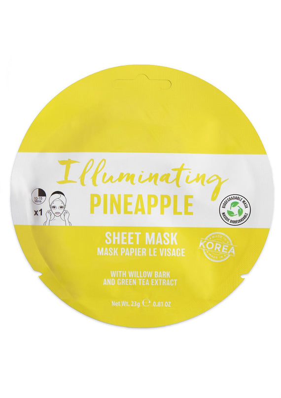 missyempire Illuminating Pineapple Sheet Face Mask