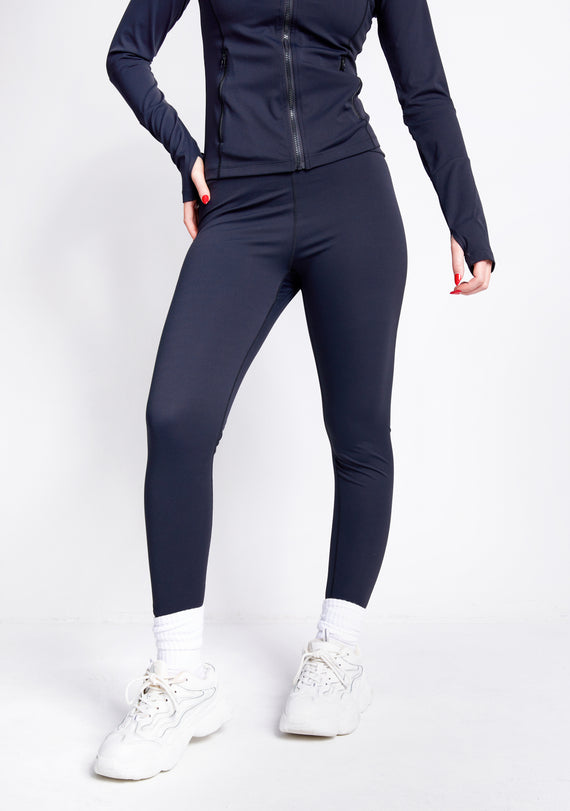 Missyempire Lacey Black Active Ruched Bum Leggings