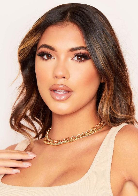 Missyempire Layla Gold Two Chain Necklace