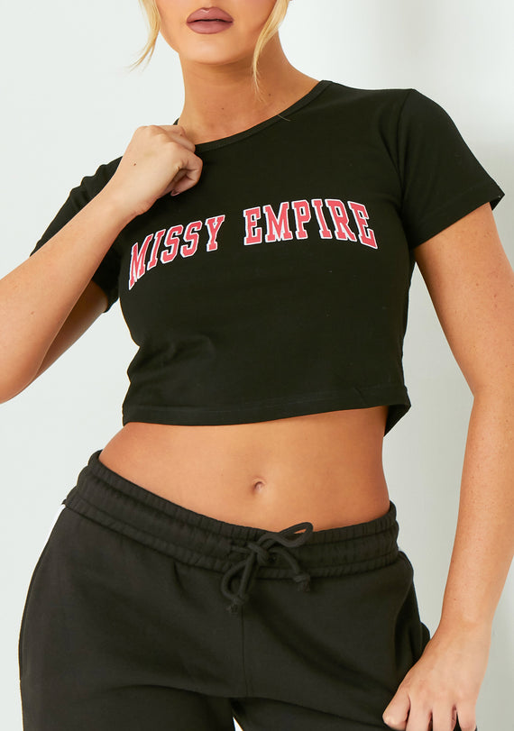 Missyempire Monica Black Missy Empire Baby Tee