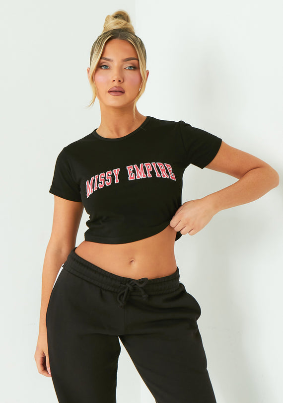 Missyempire Monica Black Missy Empire Baby Tee