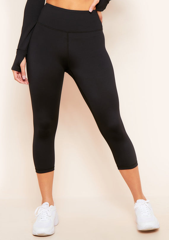 Missyempire Svea Black Missy Empire 3/4 Gym Legging