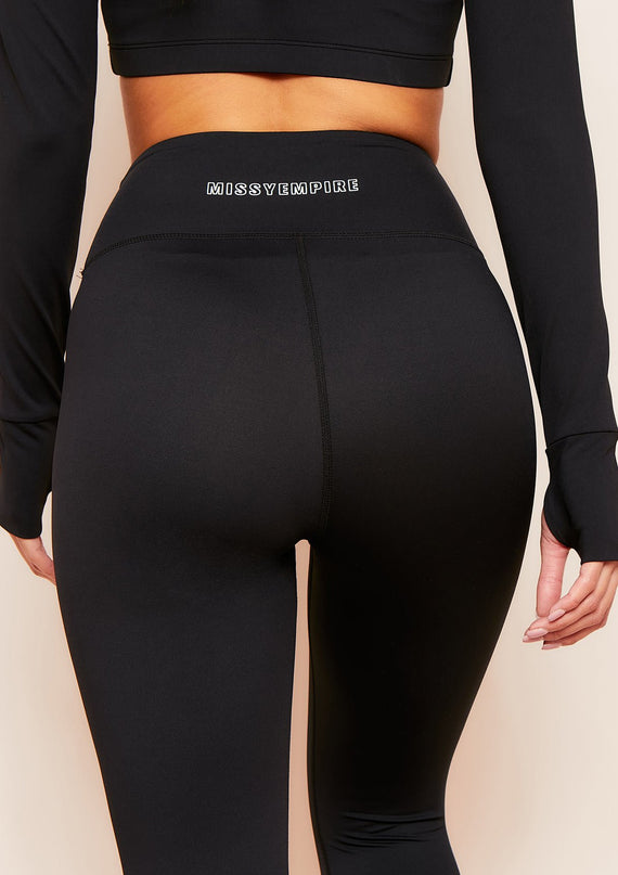 Missyempire Svea Black Missy Empire 3/4 Gym Legging
