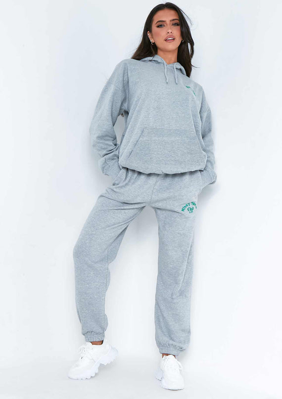 Missyempire Tina Grey Missy Sports Club Casual Joggers