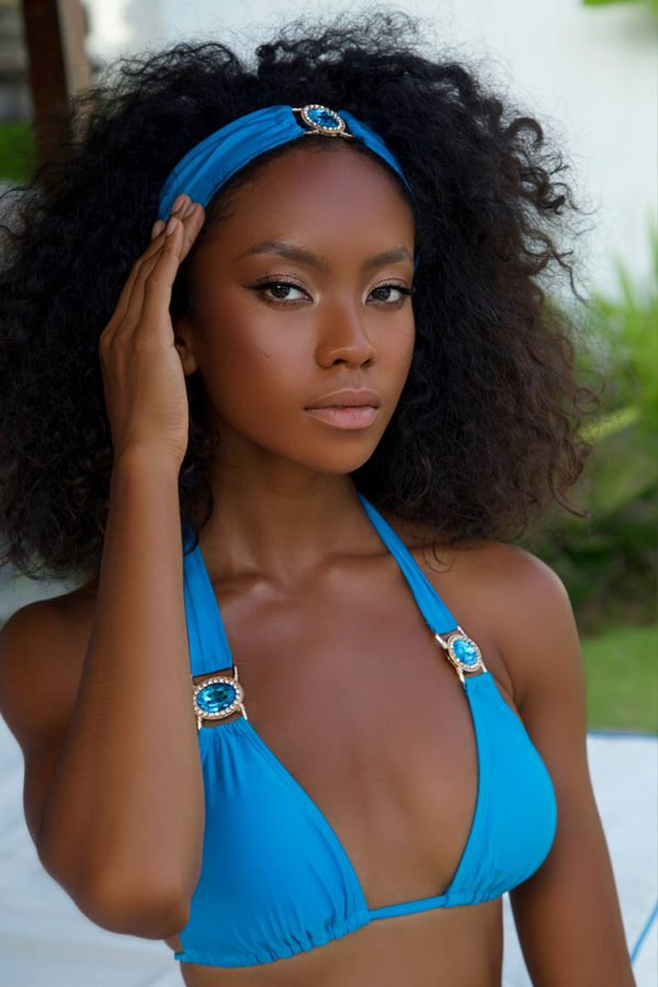 Moda Minx Amour 'Ocean Blue Shimmer' Headband