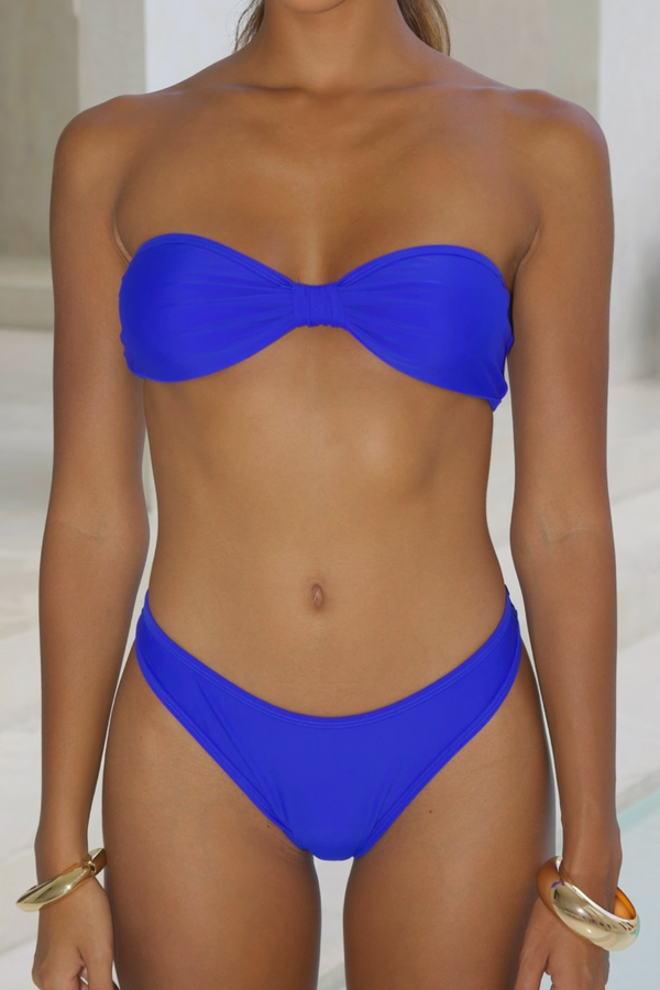 moda minx 'Azure' Thick Fixed Bikini Bottoms
