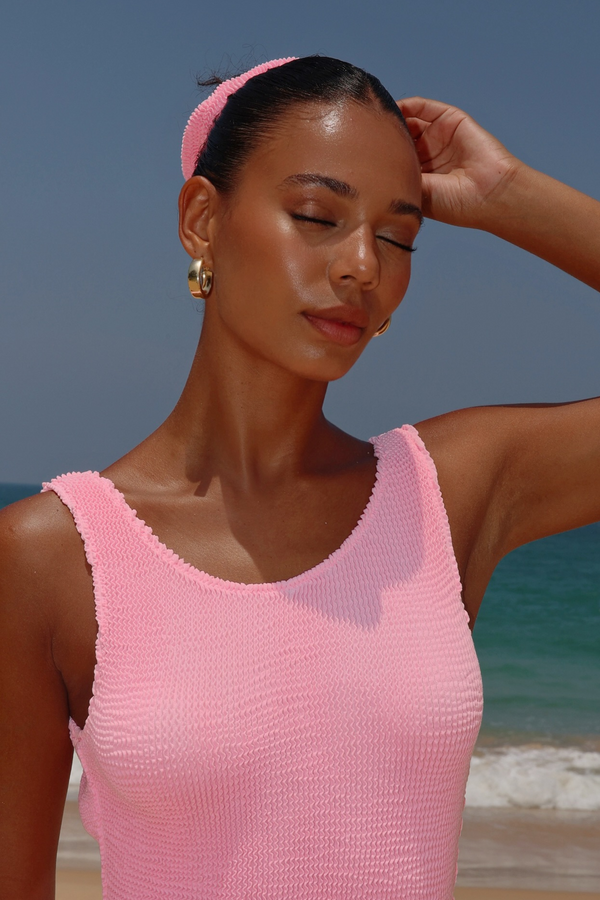 Moda Minx 'Baby Pink' Scrunch Scrunchie