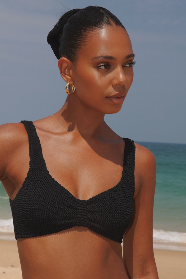 Moda Minx 'Black' Scrunch Scrunchie