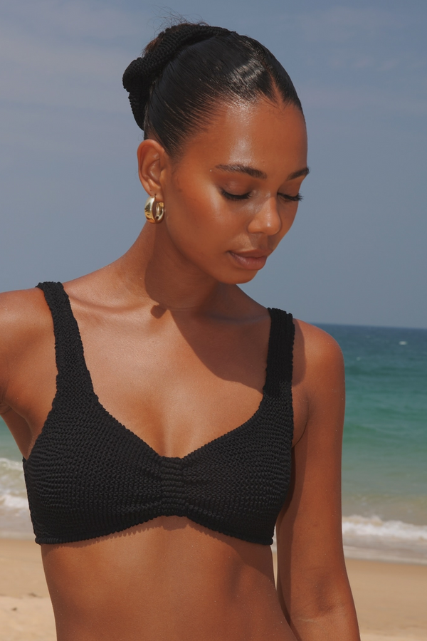 Moda Minx 'Black' Scrunch Scrunchie