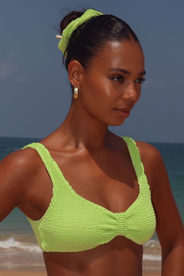 Moda Minx 'Chartreuse' Scrunch Scrunchie