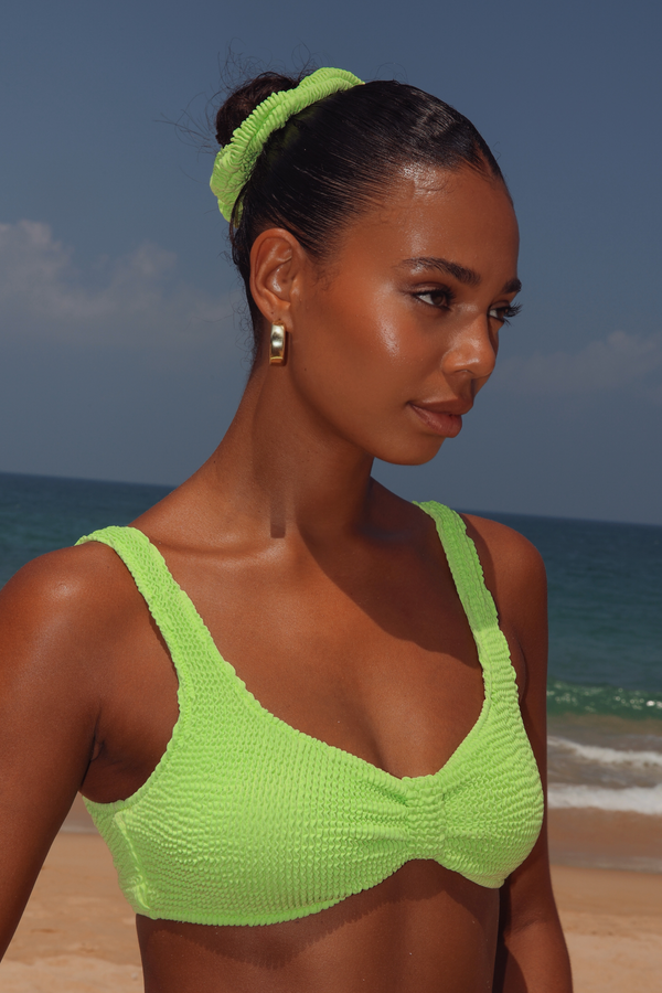 moda minx 'Chartreuse' Scrunch Scrunchie