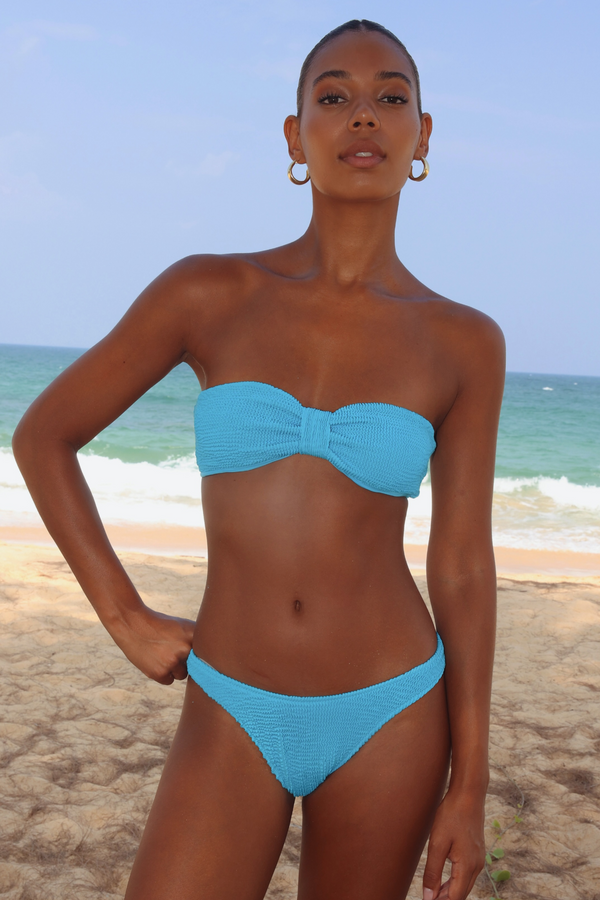 Moda Minx 'Ocean' Scrunch Bandeau Bikini Top