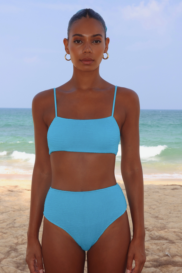 Moda Minx 'Ocean' Scrunch High Waist Bikini Bottoms