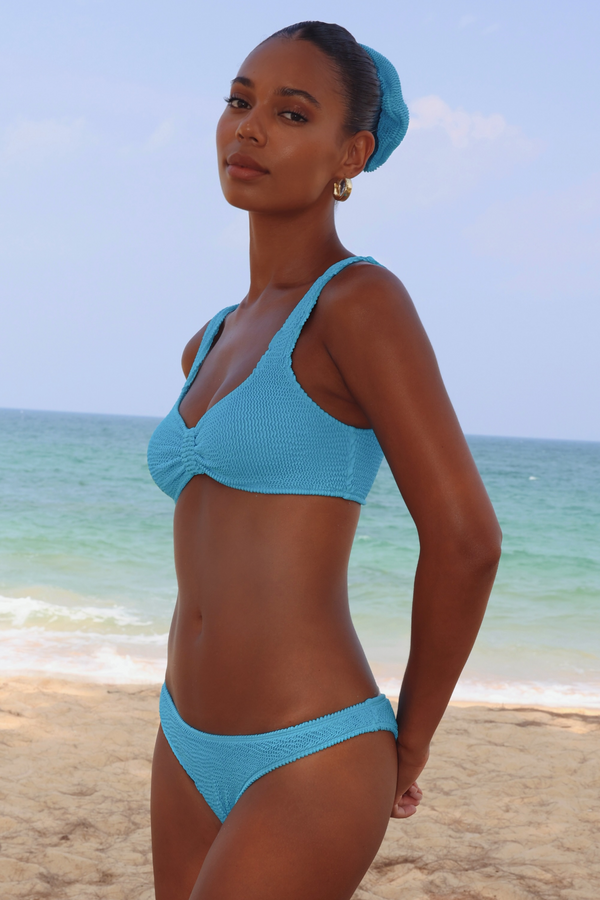 Moda Minx 'Ocean' Scrunch Knot Bikini Top