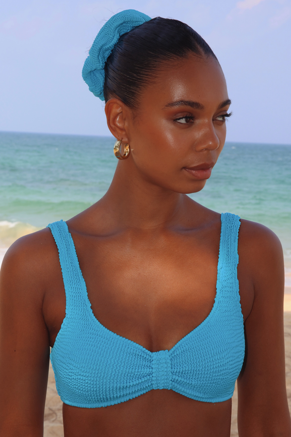 Moda Minx 'Ocean' Scrunch Scrunchie