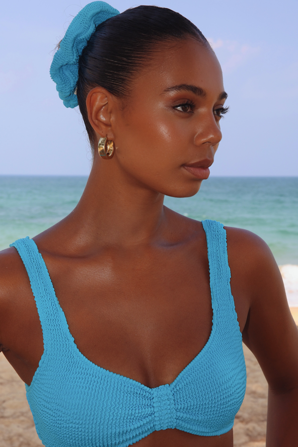 Moda Minx 'Ocean' Scrunch Scrunchie