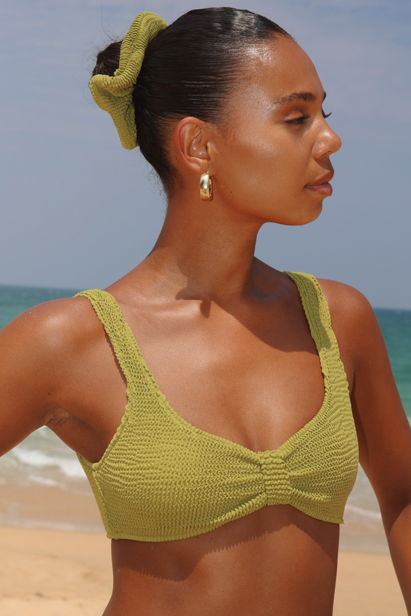 moda minx 'Olive' Scrunch Scrunchie