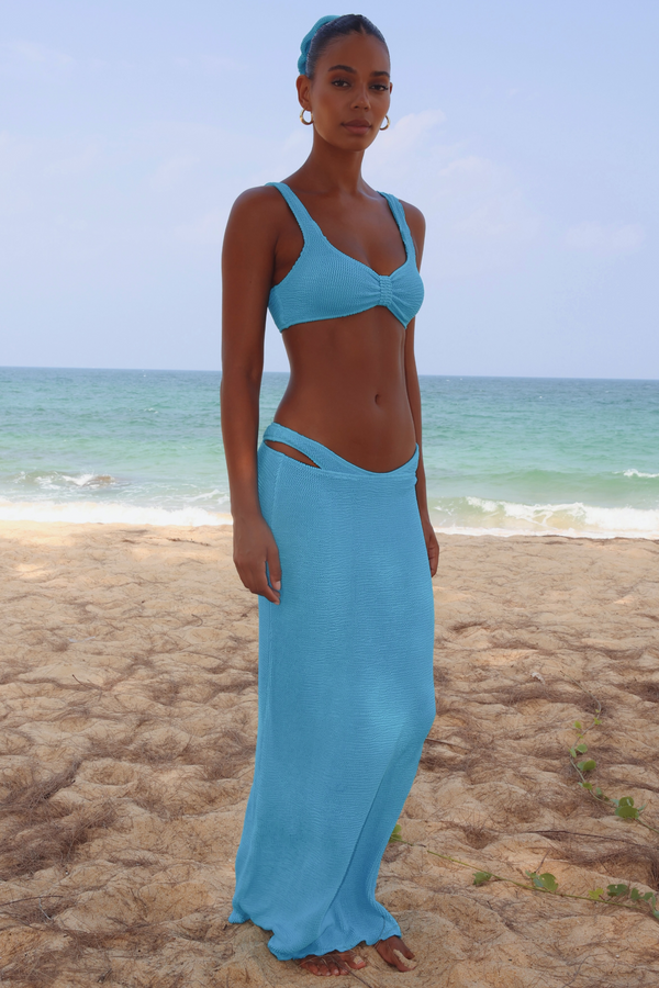 Moda Minx Scrunch 'Ocean' Maxi Skirt