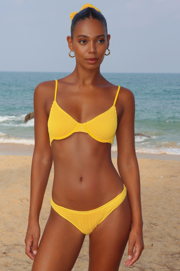 Moda Minx 'Sunset' Scrunch Underwire Bikini Top