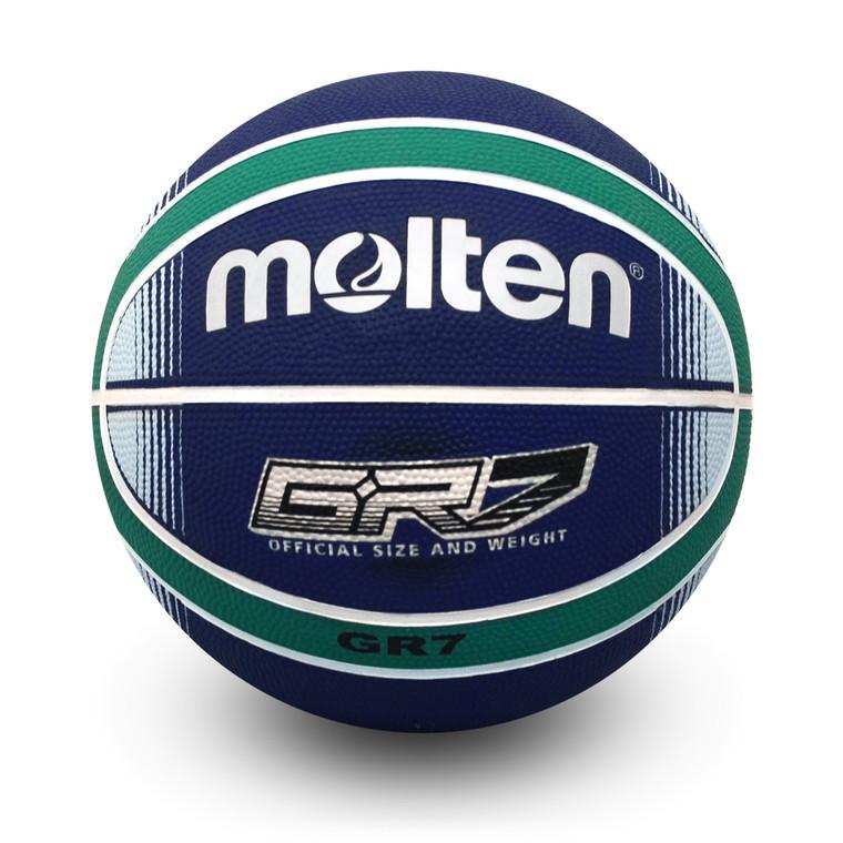 molten BGRX Premium Rubber Basketball - Blue/Green