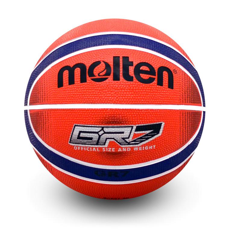 molten BGRX Premium Rubber Basketball - Red/Blue