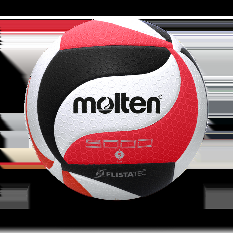molten Black/Red FLISTATEC Volleyball