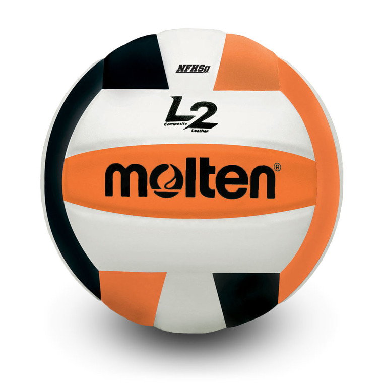 molten L2 Volleyball- Black/Orange HS