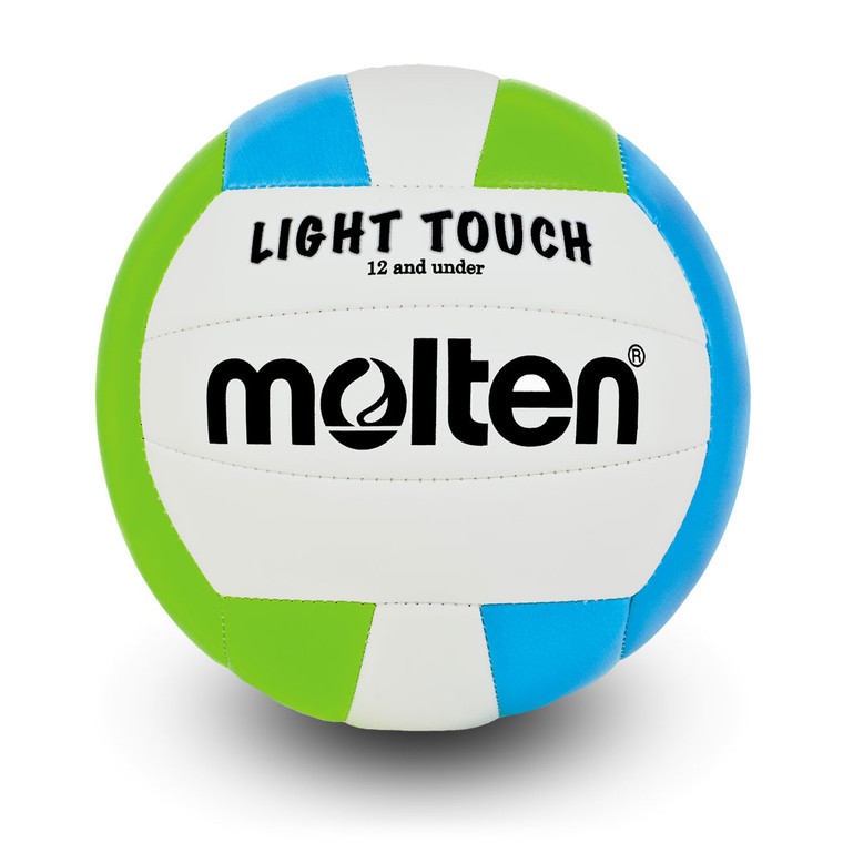 molten Light Touch Volleyball- Green/Blue