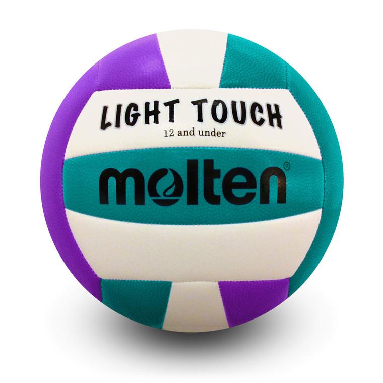 molten Light Touch Volleyball- Violet/Aqua