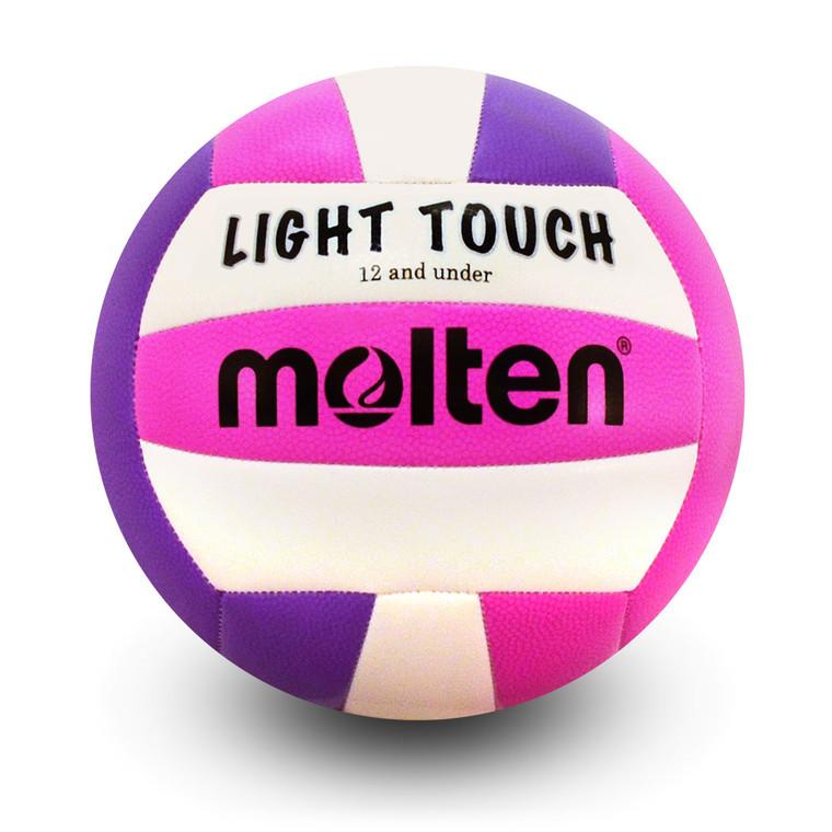 molten Light Touch Volleyball- Violet/Pink