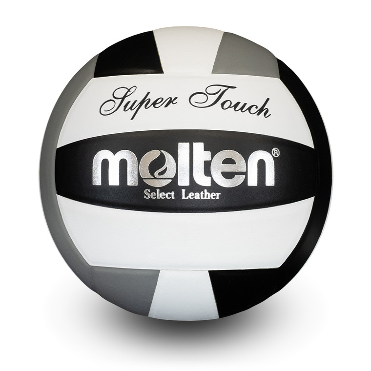 Molten Super Touch® Volleyball- Black/ Silver