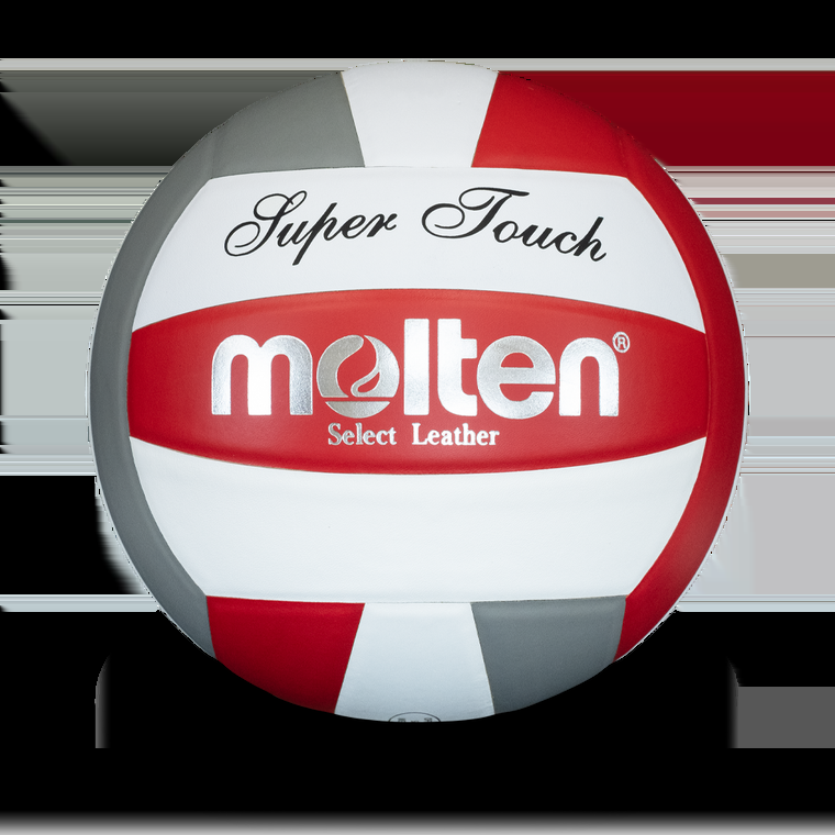 molten Super Touch® Volleyball- Red/Silver