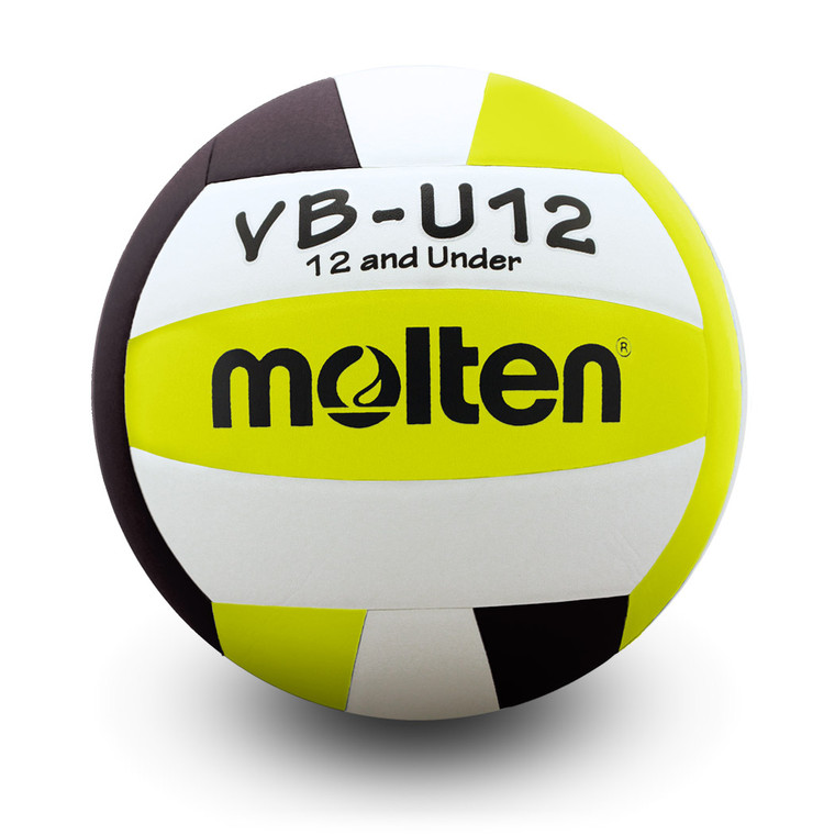 molten VBU12 Light Volleyball- Black/ Lime