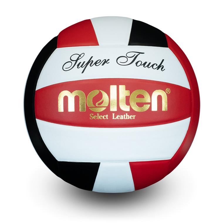 Molten Super Touch® Volleyball- Black/Red (NFHS Approved)