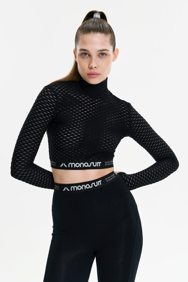 Monosuit Black Full-Length High-Waist Slim Fit Solid Color Summer Everyday Leggings