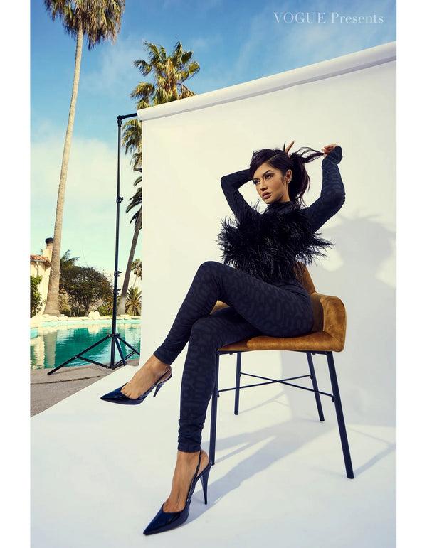 Monosuit Black Turtleneck Long Sleeve Full Seamless ECO Bodysuit