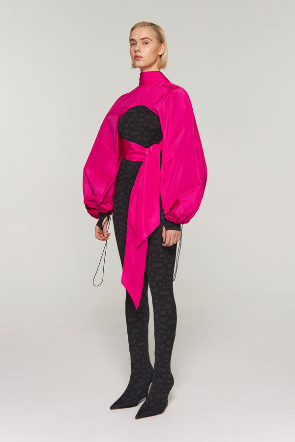 Monosuit BOLERO Sleeves Fuchsia