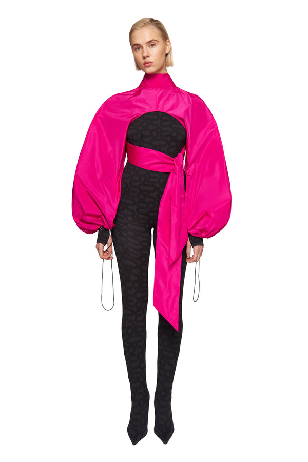 monosuit BOLERO Sleeves Fuchsia